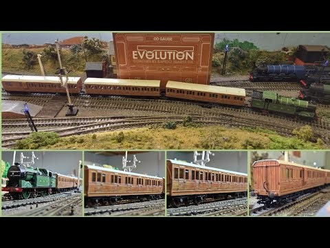 New Rapido Trains UK Evolution coaches hauled by Hornby GNR N2 Tank loco - Solo Running Session.
