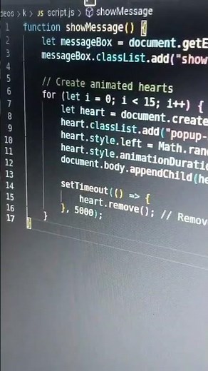 "😍 Valentine's Day Special Website with Animated Hearts & Surprise Message | HTML, CSS & JS ❤️"