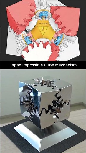 This welding cube is insane 😳 How would you rate this? #engineering #technology #mechanism