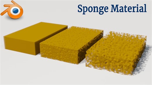 Blender tips - make sponge material #oe272