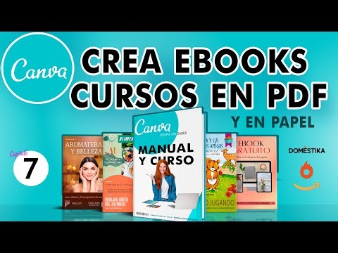 Canva 7 Crear Ebooks, cursos en PDF y Libros en papel