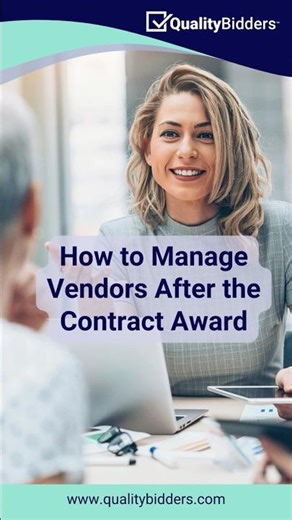How to Manage Vendors After the Contract Award