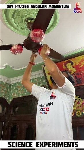 children's science experiment | angular momentum #physics #experiment