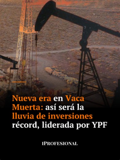 ⚡ La energía argentina vive un salto histórico: Vaca Muerta alcanzó producción récord y en abril el sector logró un superávit de u$s1.402 millones, el más alto de la historia. 📊 El RIGI aceleró inversiones: YPF anunció el megaproyecto “LLL Oil” por u$s25.000 millones y avanza con el oleoducto VMOS, clave para exportar a gran escala. 🏭 Pampa Energía, Vista y Geopark también se suman con planes millonarios. El petróleo y el gas ya representan el 14% de las exportaciones y se encaminan a superar 