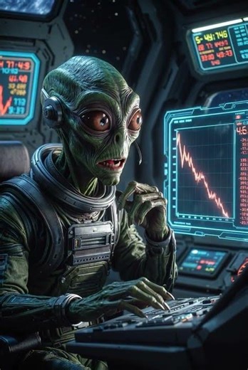 The Penny Stock Pitfall 📉👽 #AlienLife #PennyStocks #FinancialRegret #ParentalAdvice #SpaceVibes