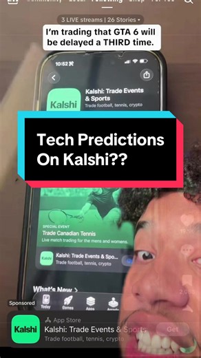 Do I make tech predictions on Kalshi?? #carterpcs #tech #iphone #kalshi #gta6