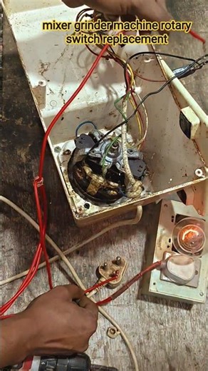 mixer grinder machine rotary switch replacement #automobile #electrical #repair #mixergrinder