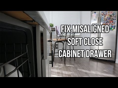 How To Fix Misaligned Soft Close Cabinet Drawer