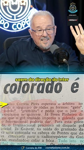 CORNETA DO RW comenta como a IVI se perpetuou no Rio Grande do Sul #shorts