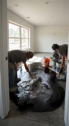 We’ll transform a Bedroom with a cinematic metallic epoxy floor. 🛏️✨