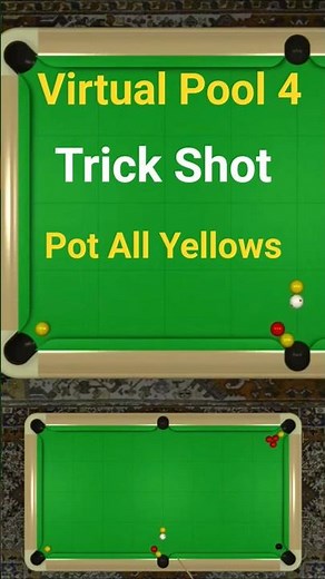 Virtual Pool 4 - 1 shot - Pot 4 yellows