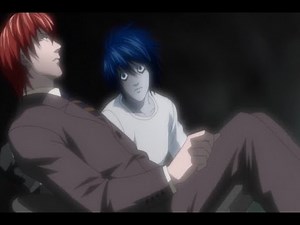 L puts Light in a compromising position