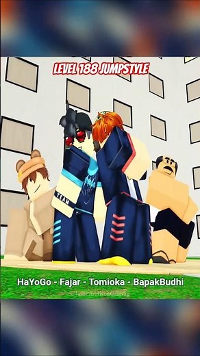 HaYoGo, Fajar, Tomioka & BapakBudhi | Level 188 Jumpstyle #shorts #hayogo