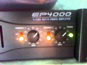 My amp (Behringer EP4000)