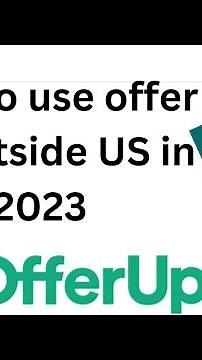 How to use offer up outside US updated 2023