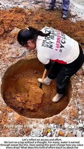 Water from the Earth: Hand-Dug Well in Progress 🌍💧