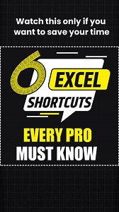 3.1K views · 445 reactions | 6 Excel Shortcuts Every Pro Must Know!  Boost your speed with these power moves: Ctrl + T, Ctrl + \, Ctrl + Q, Alt + =, Alt + F1, Alt + Enter  Follow for daily Excel hacks! ✅ Want a more casual or more professional version too? #excel #viralreels #microsoftexcel #explore #advancedexcel #exceltips #productivity | Ather Naqvi | Facebook