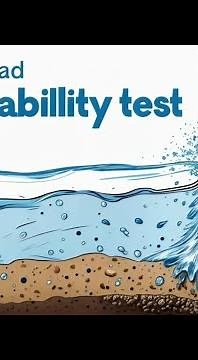 "Permeability Test का सही तरीका? 90% लोग गलती करते हैं! 😱" #engineering #civilengineering #trending