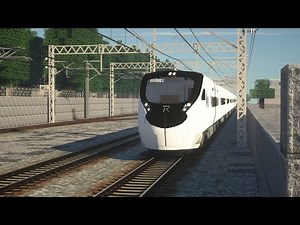 Minecraft 【Real Train Mod 1.12.2】 [TRA] EMU3000 Series Tze-Chiang (SiC-VVVF) Test Run Departing