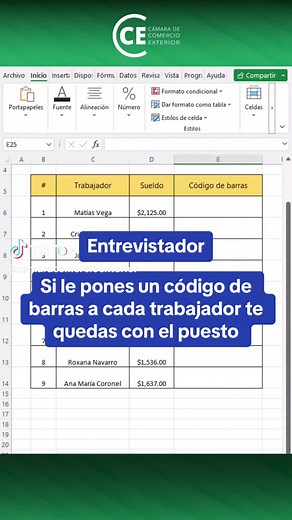 Cómo crear códigos de barras en Excel