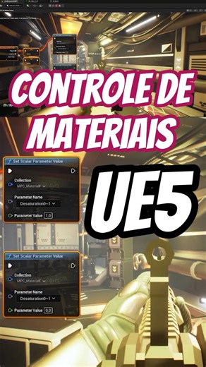Global Material Control with Material Parameter Collection (MPC) #unrealengine #ue5 #gamedev