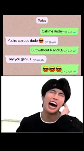 Rude with r and d 😂 #straykids #straykidsfunny #straykidsfunnymemes
