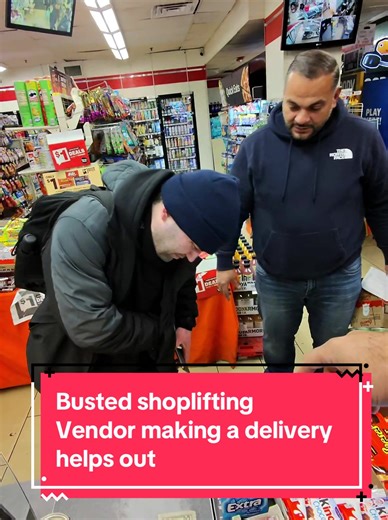 Busted Shoplifting Incident with Vendor Assistance