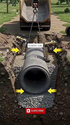 How Water Passes Under Roads! 🌊 | Amazing Culvert Construction #civilengineering #water #culvert