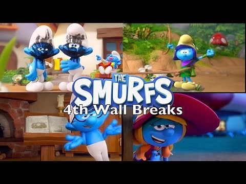 The Smurfs 2021 4th Wall Breaks