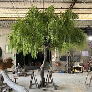 [Hot Item] Indoor Tall Plant Artificial Big Trees Weeping Willow Wedding Trees