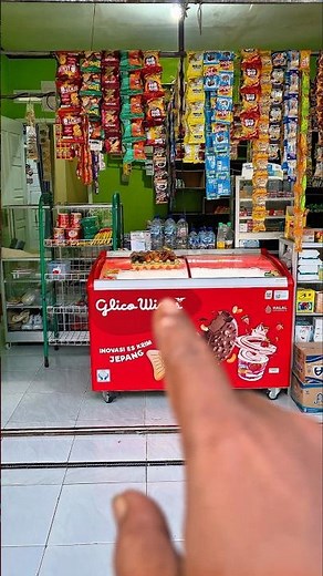 What's that on top of the big ice cream fridge? #trendingshorts #youtubeshort