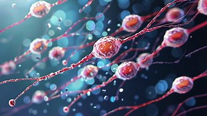 Microscopic View of Neurons or Nerve Cells | Premium Stock Video Footage