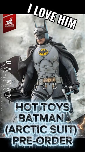 He’s Weird. And I Love Him!!! Hot Toys Batman(Arctic Suit) Pre-Order #batman #theflash #batmanday
