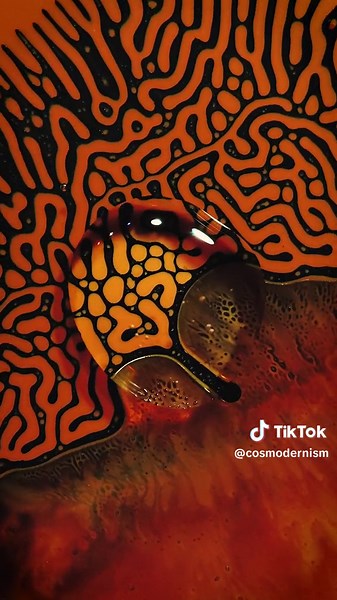 🎶 Lœmm=~ • no CGI, only real substances on a microscope slide 🔬 captured in macro scale • real size 10-15mm • sound design was composed by myself to complement this short video • what you can see here is a magnetic liquid called ferrofluid, mixed with some ink and controlled with a magnet under a glass • real time footage 👀 #microscopy #microscopyart #ferrofluid #surreal #practicaleffects #experimentalart #videoart #videoartist #newmediaart #fluidart #fluidartist