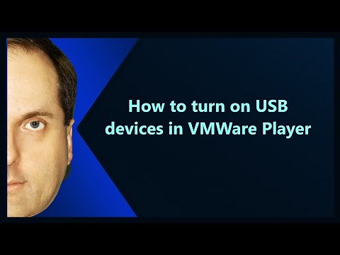 How to turn on USB devices in VMWare Player