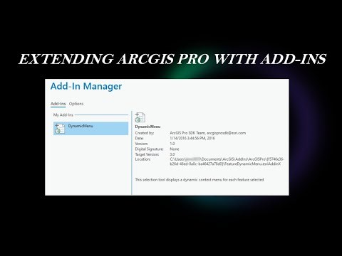 What is Add ins in ArcGIS pro|| الاضافات في برنامج ArcGIS Pro