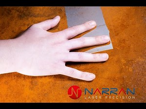 What happens if cleaning laser runs over your hand? [Do not try at home]