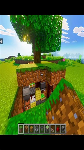 Composter Secrect Base #minecraft #minecraftshorts#tiktok #trending #shortvideo