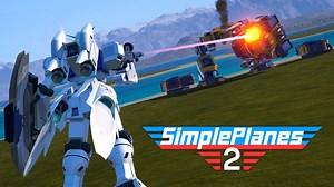 《SimplePlanes 2》【简单飞机 2】用机甲打败机甲(