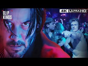 Night Club Fight Scene | John Wick 4K Ultra HD