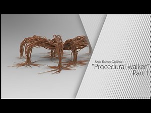 Houdini Procedural animation tutorial - Precedural walker Part1