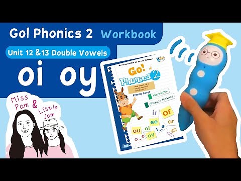 Phonics Exercise "oi" "oy" | Double Vowels |Go Phonics 2B Unit 12-13 Train your ears|Listen &compare
