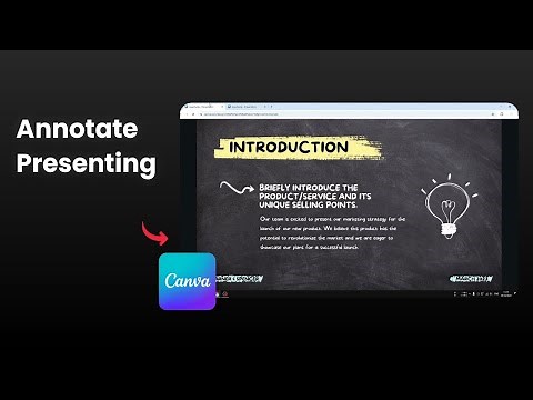 How to Draw Anotate While Presenting in Canva
