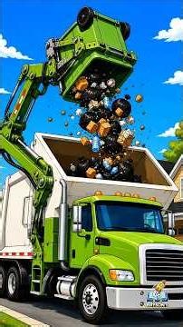 Garbage Trucks for Kids! 🚛 How Do Bin Lorries Work?