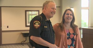 Middleton Police Chief receives Hometown Hero Award