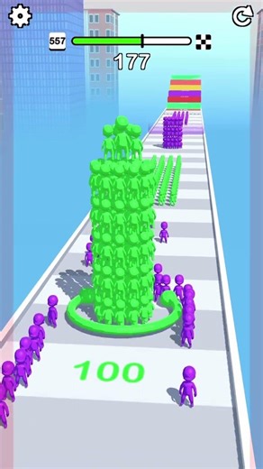Clay Stickman Merge Perfect Play 557 #shorts #games #youtubeshorts #trendlab