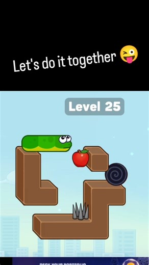 Snake puzzle Mobile Gameplay Level 25 #gaming #mobilegaming #mobilelegends #gameplay