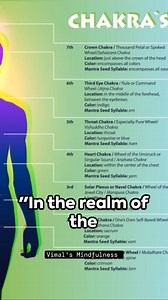 Seven Chakras in the subtle body 👁️ | Vimal Joshi