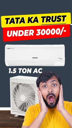 1.5 Ton AC with TATA ka TRUST Under ₹30,000! ❄️