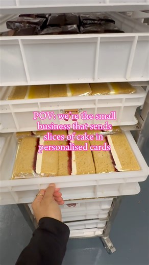 We’re the small business that sends cake in cards.. 💌🍰 Yes, it fits through the letterbox 🎁📬 Yes, people are always surprised 😚 #caketok #letterboxgifts #giftideas #smallbusinessuk #giftguide | MailBakes